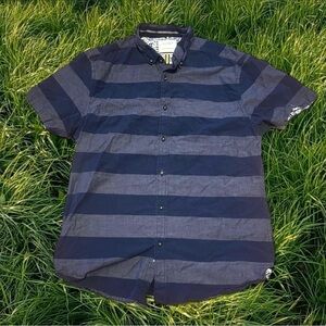 Men’s Cactus Man Ricky Singh Striped Button Down Size M